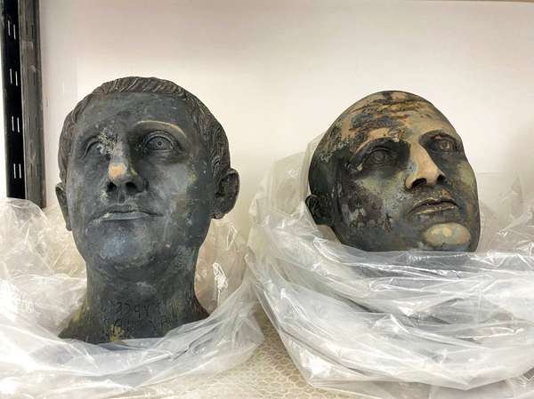 Statues discovered in San Casciano dei Bagni. Archaeologists have found two dozen bronze figures, more than 2,000 years old and perfectly preserved in the hot mud and waters of an ancient, sacred pool.