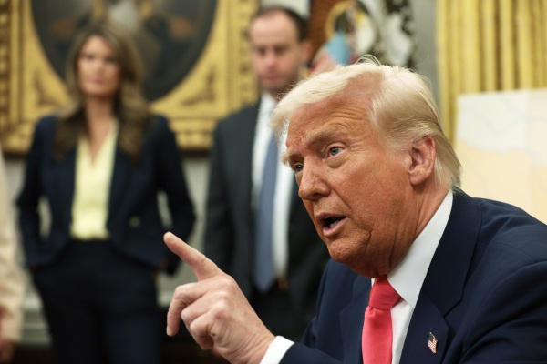 President Trump in the Oval Office of the White House.