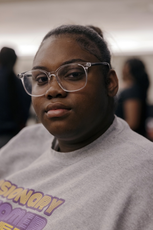 Madison Hillard-James, 16, says the programs at First Corinthian have helped her navigate friendships and find self-acceptance.