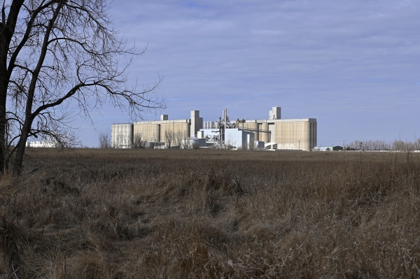 SPIRITWOOD, ND - March 07, 2025: North DakotaÕs first soybean crushing plant, the Green Bison Soybean Processing plant in Spiritwood, ND opened in September, 2023 with a processing capacity of 150,000 bushels of soybeans per day. North Dakota farmers are worried about looming tariffs and a possible trade war with China in the coming months.