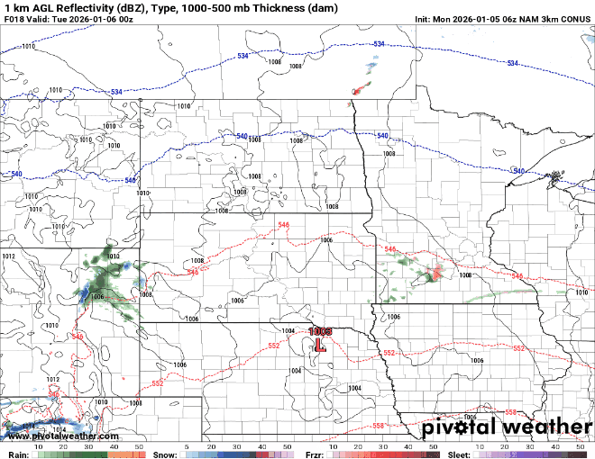 Forecast precipitation Monday 6 p.m. to Tuesday 12 p.m. 