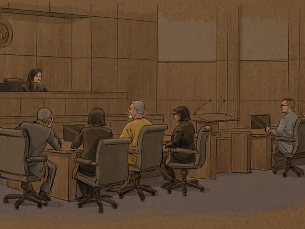 Vance Boelter sketch hearing