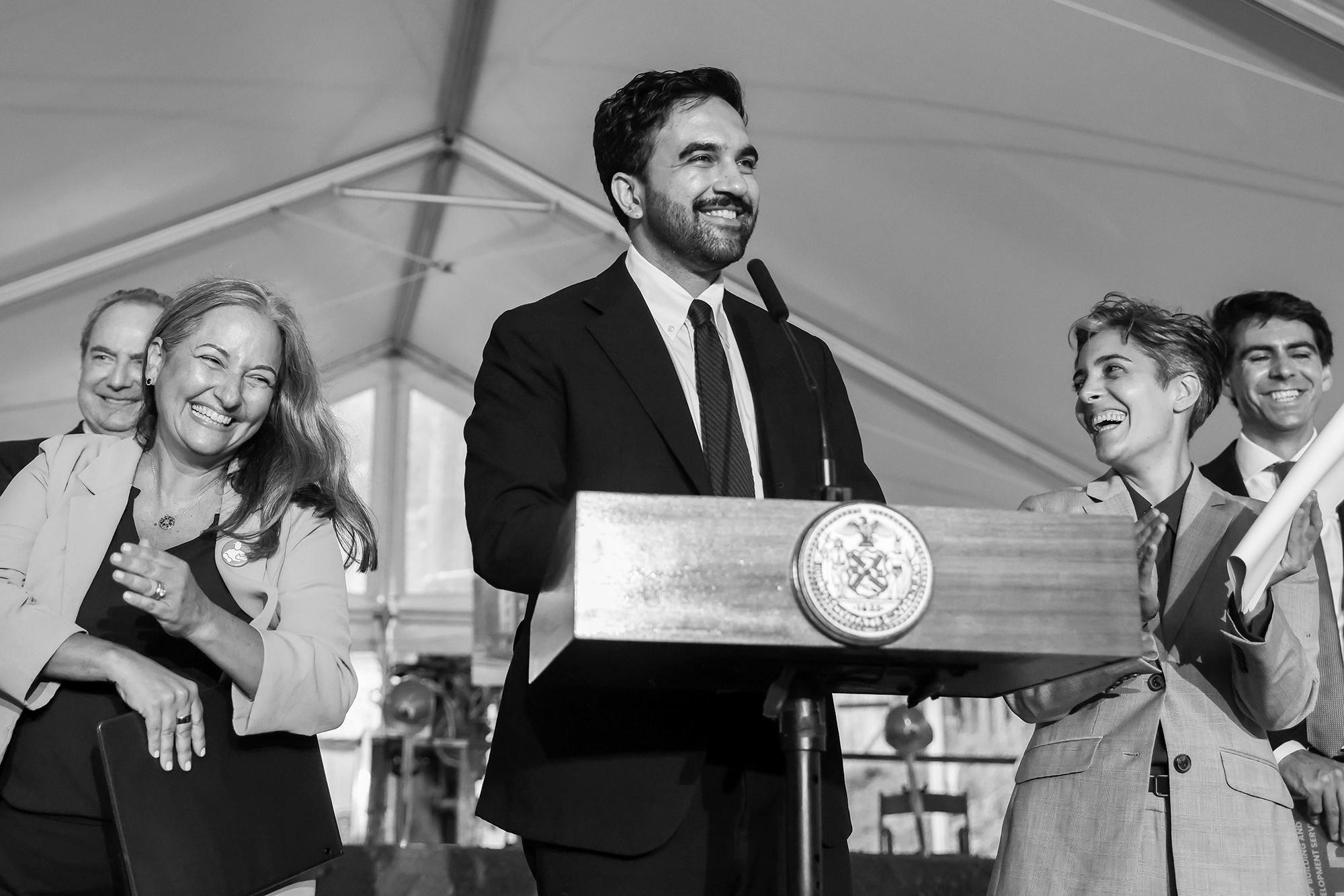 Zohran Mamdani speaking